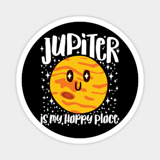 Jupiter is My Happy Place Magnet